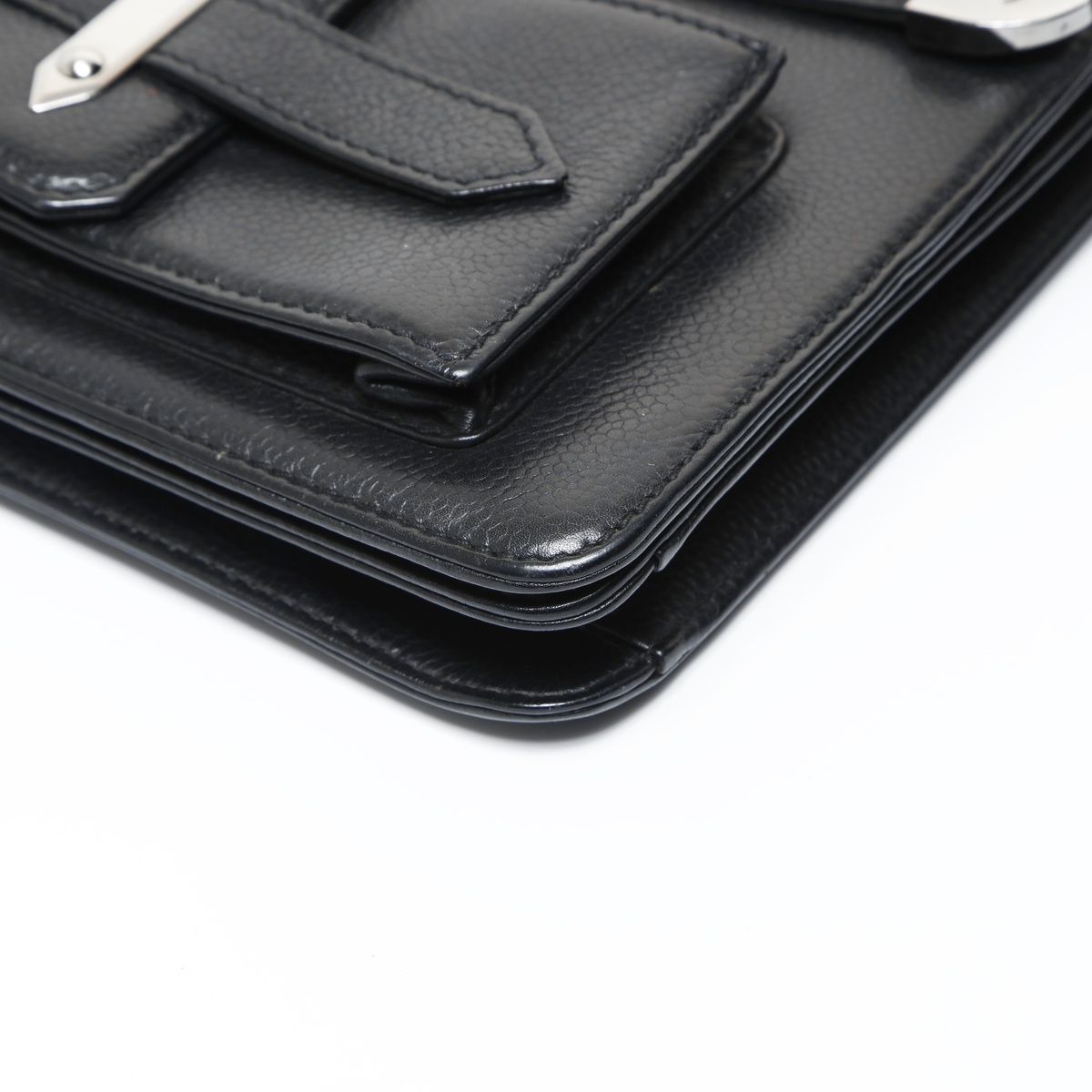 Chanel Shoulder Bag Leather 2.55 Caviar — view 5