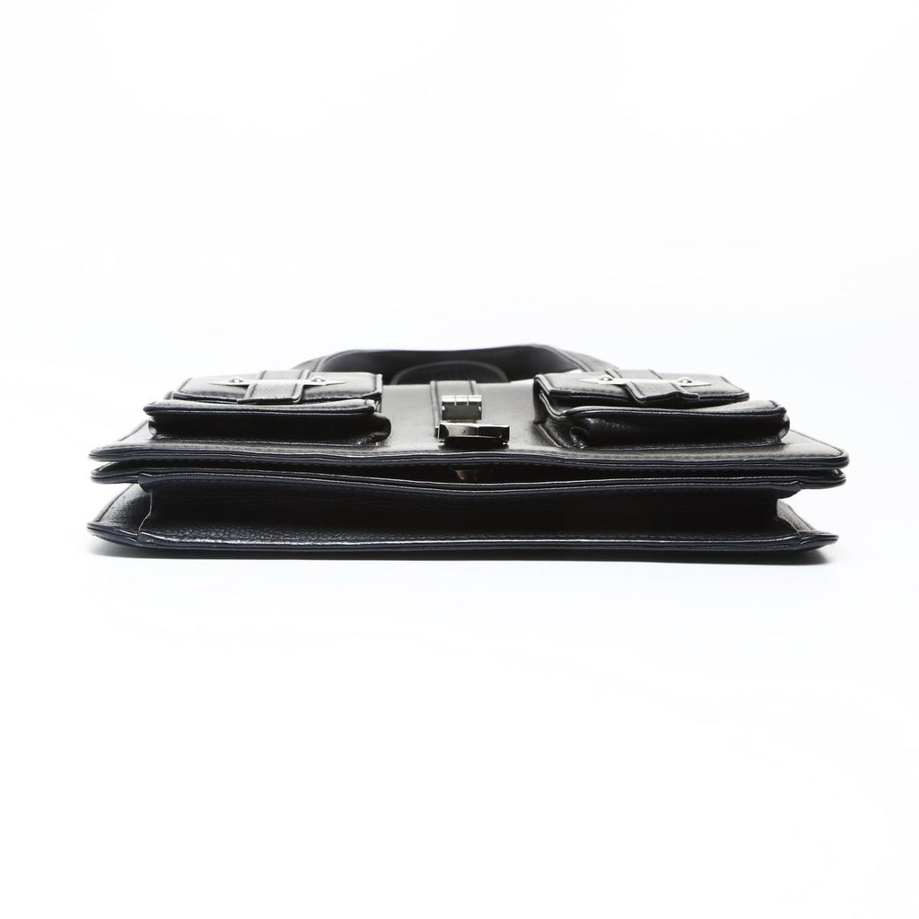 Chanel Shoulder Bag Leather 2.55 Caviar — view 7