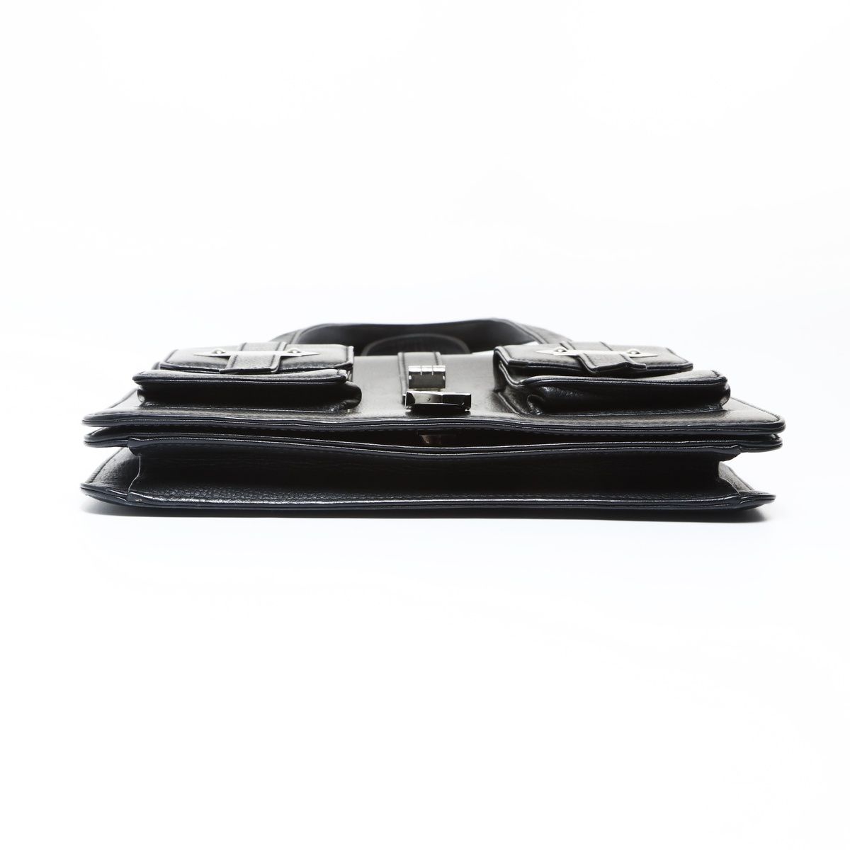 Chanel Shoulder Bag Leather 2.55 Caviar — view 7