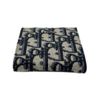 Dior Boxshape Coin Purse White Jacquard Navy Beige Black — view 5