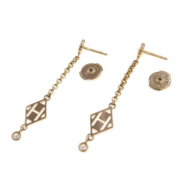 Hermes Gambard Earrings Diamond — view 6