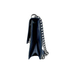 Prada Shoulder Bag Leather Navy — view 2