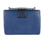Prada Shoulder Bag Leather Navy — view 3