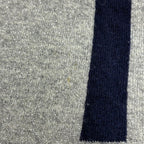 Celine Wool Cashmere Macadam Scarf Navy Silver — view 4