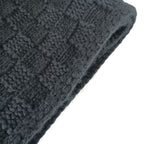 Louis Vuitton Scarf Echarpe Helsinki Black Cashmere Leather — view 3