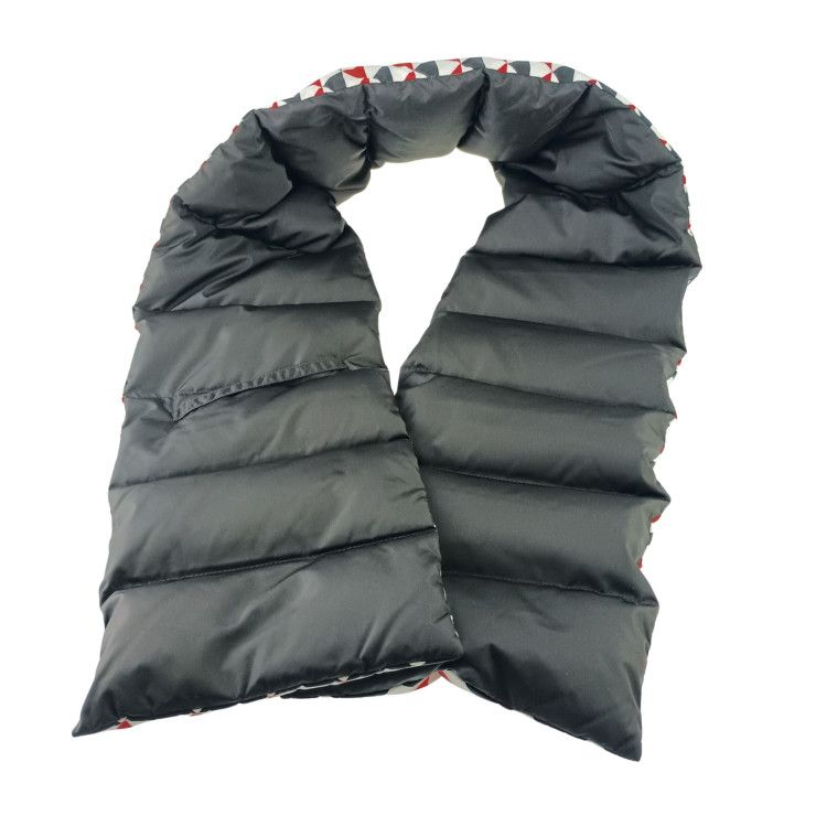 Prada Scarf Nylon Padded Black White Red — view 5