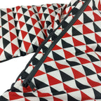 Prada Scarf Nylon Padded Black White Red — view 3