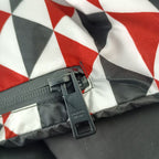 Prada Scarf Nylon Padded Black White Red — view 6
