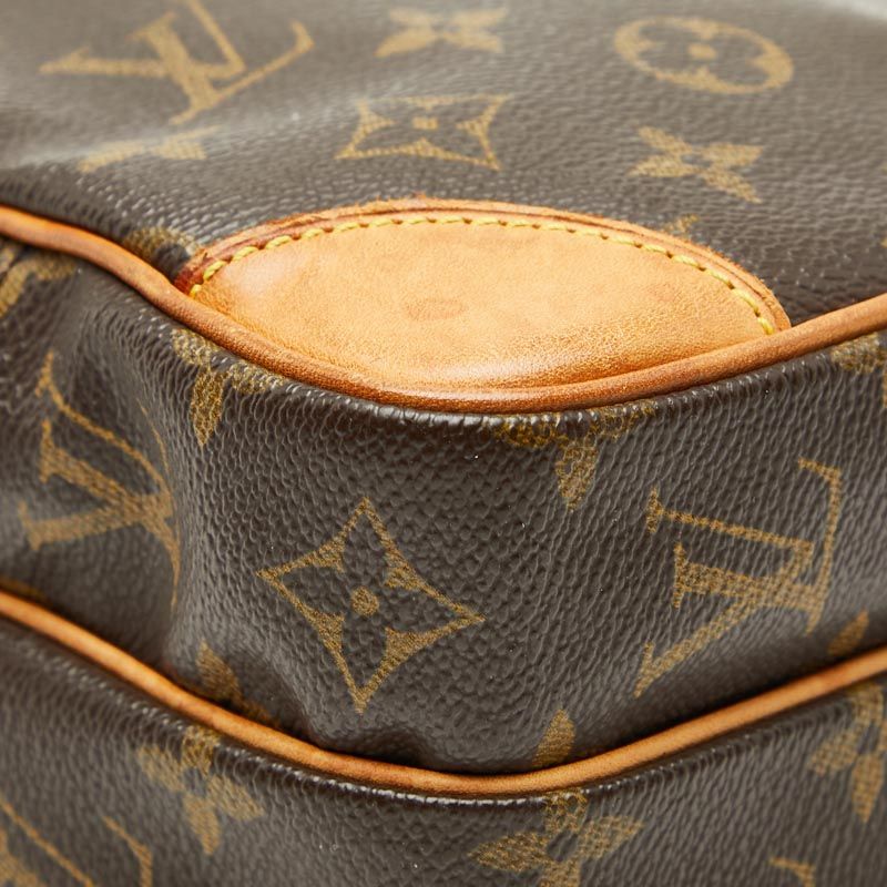 Louis Vuitton Monogram Amazon Crossbody Shoulder Bag Brown Leather — view 8