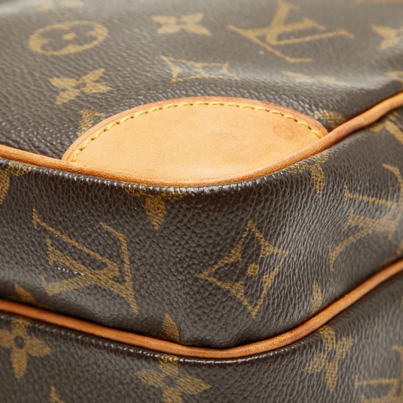 Louis Vuitton Monogram Amazon Crossbody Shoulder Bag Brown Leather — view 7