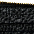 Prada Zip Around Wallet Black — view 7
