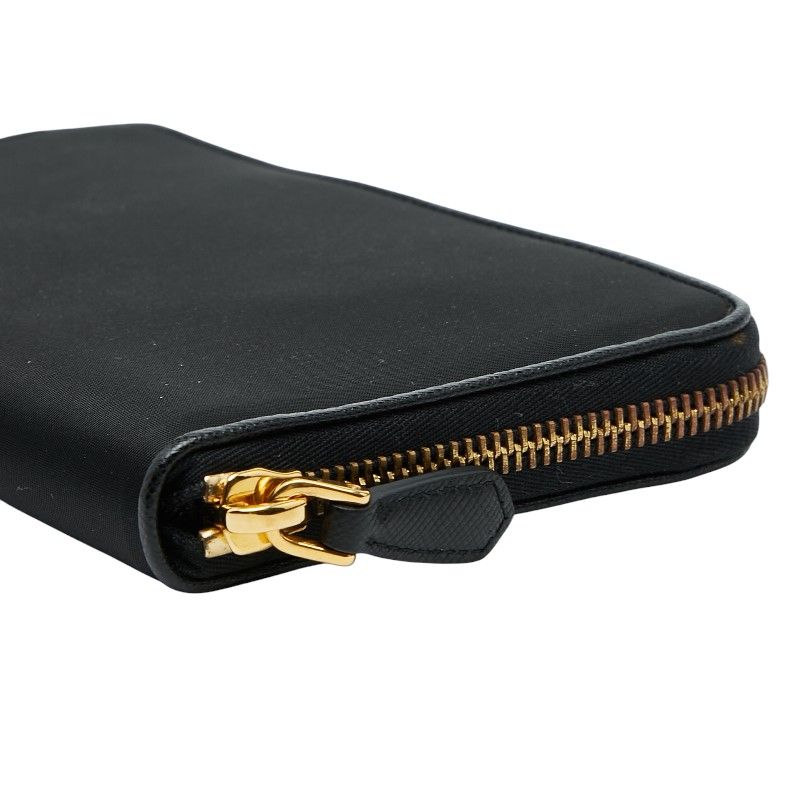 Prada Zip Around Wallet Black — view 4