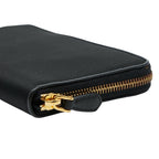 Prada Zip Around Wallet Black — view 4