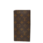 Louis Vuitton Monogram Card Holder Cles Billfold Wallet Brown — view 2