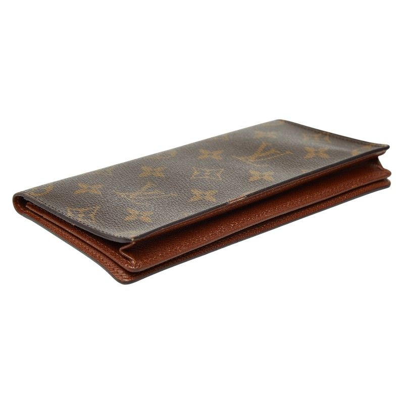 Louis Vuitton Monogram Card Holder Cles Billfold Wallet Brown — view 4