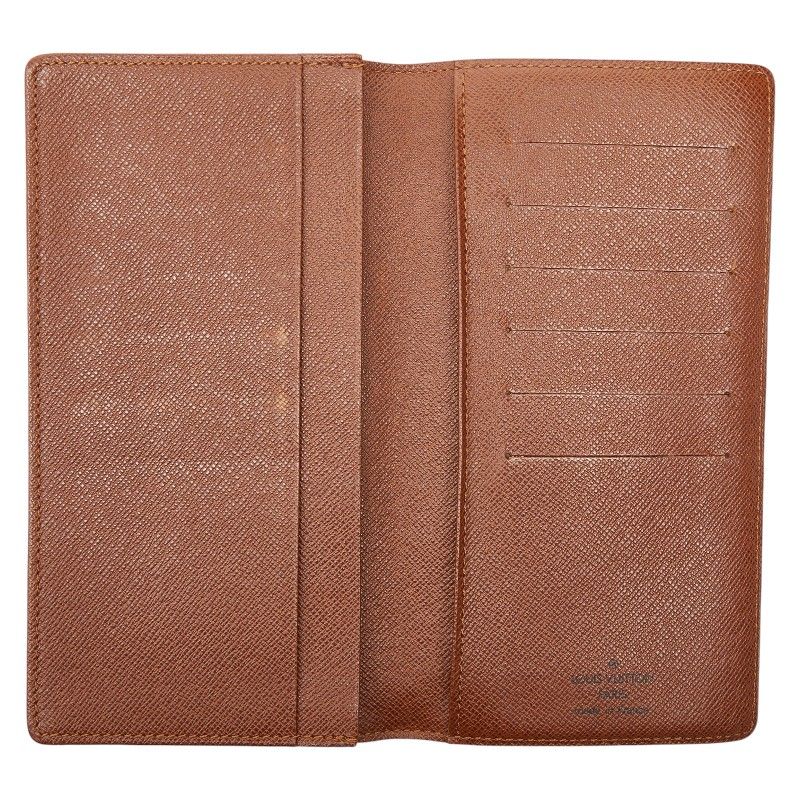 Louis Vuitton Monogram Card Holder Cles Billfold Wallet Brown — view 8