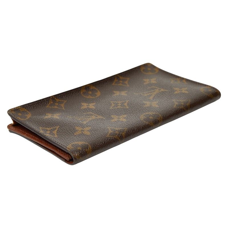 Louis Vuitton Monogram Card Holder Cles Billfold Wallet Brown — view 5