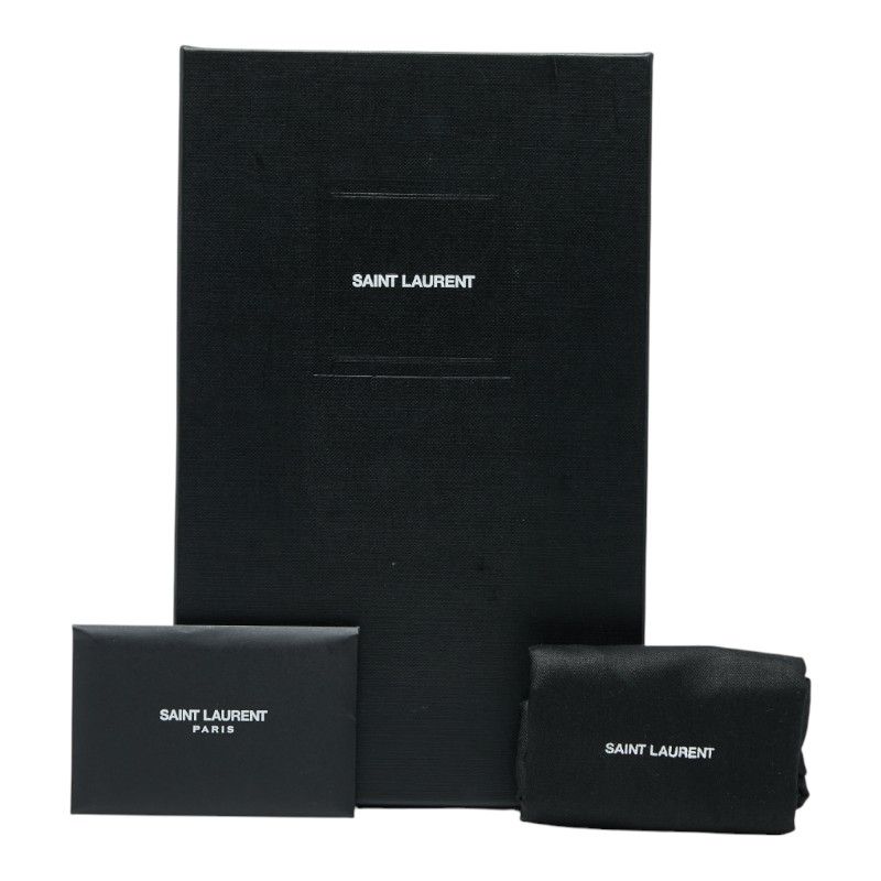Saint Laurent Cassandra Stitch Khaki Leather — view 9