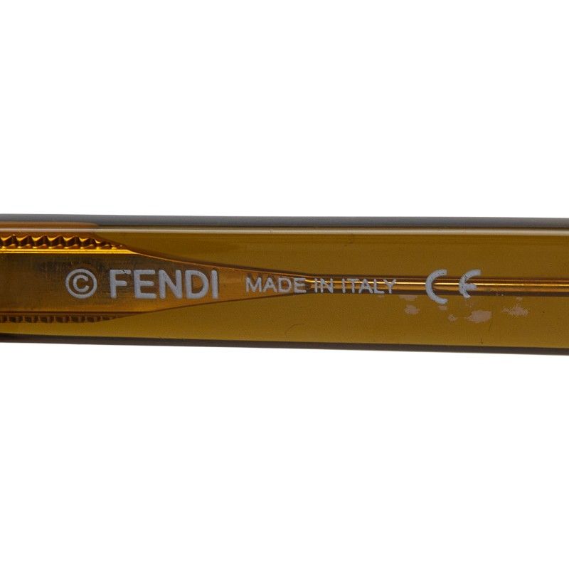 Fendi S Brown Blue Plastic — view 5