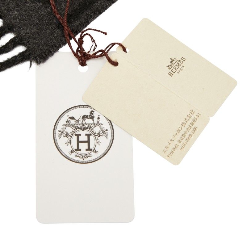 Hermes Click Se Nue Black Gray Cashmere — view 7
