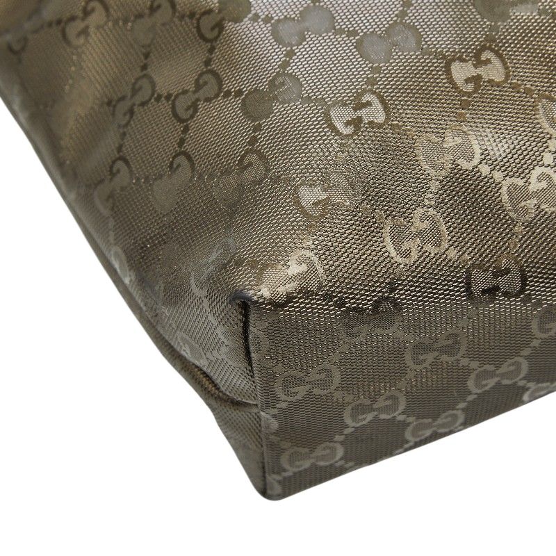 Gucci GG Supreme Tote Gold Leather — view 5