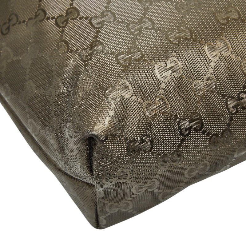 Gucci GG Supreme Tote Gold Leather — view 7