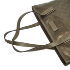 Gucci GG Supreme Tote Gold Leather — view 8