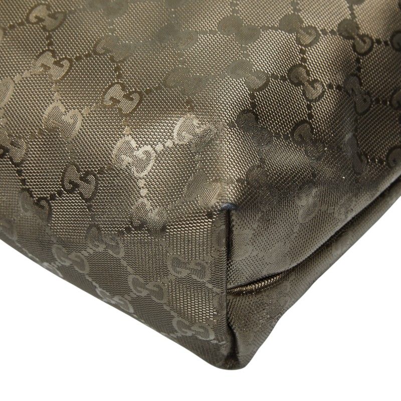 Gucci GG Supreme Tote Gold Leather — view 4