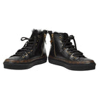 Louis Vuitton Monogram Stella Line High Cut Sneakers Black — view 4
