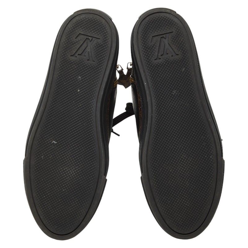 Louis Vuitton Monogram Stella Line High Cut Sneakers Black — view 5