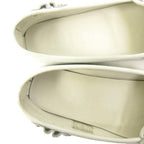 Dior Trotter Loafers Driving Shoes Leather White 35.5 — view 5