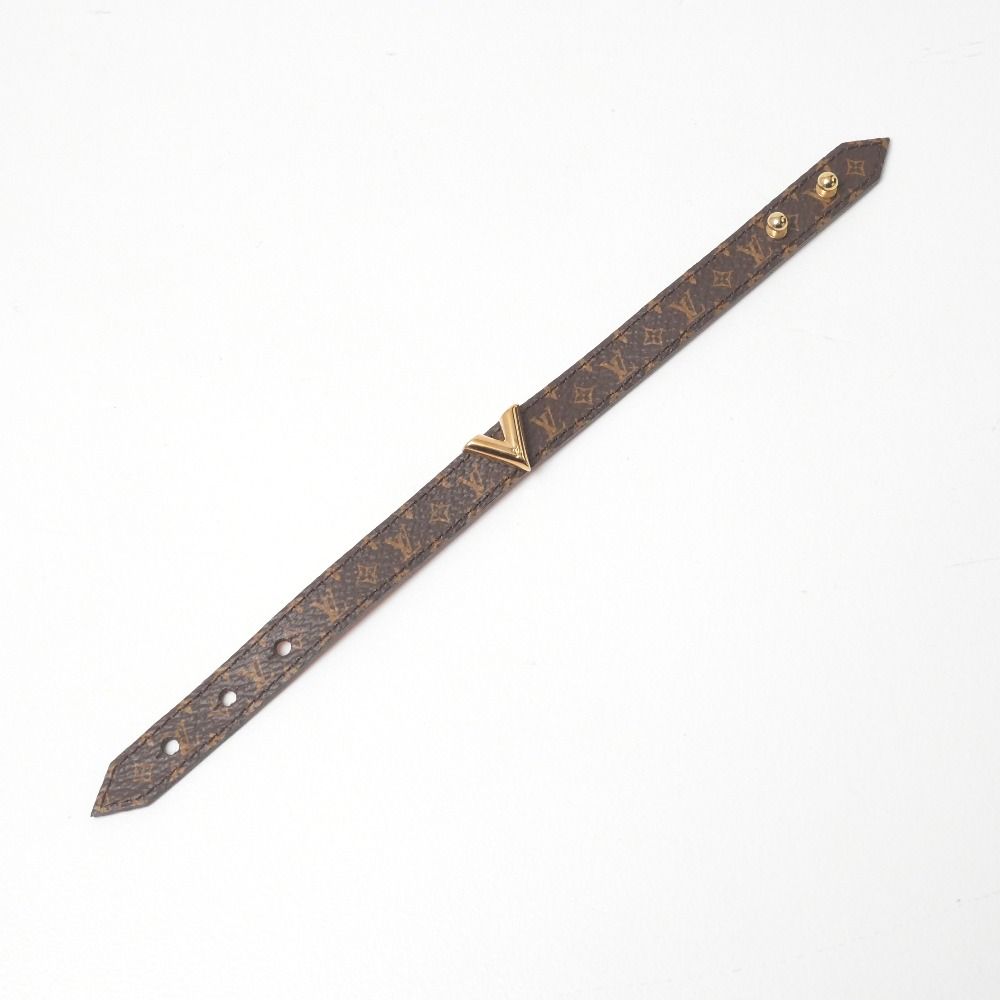 Louis Vuitton Essential Bracelet 17 Monogram Signature Calf Leather — view 3