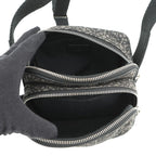 Loewe Shoulder Bag Repeat Anagram Mini Pochette Canvas Chaco Le Grey-black — view 5