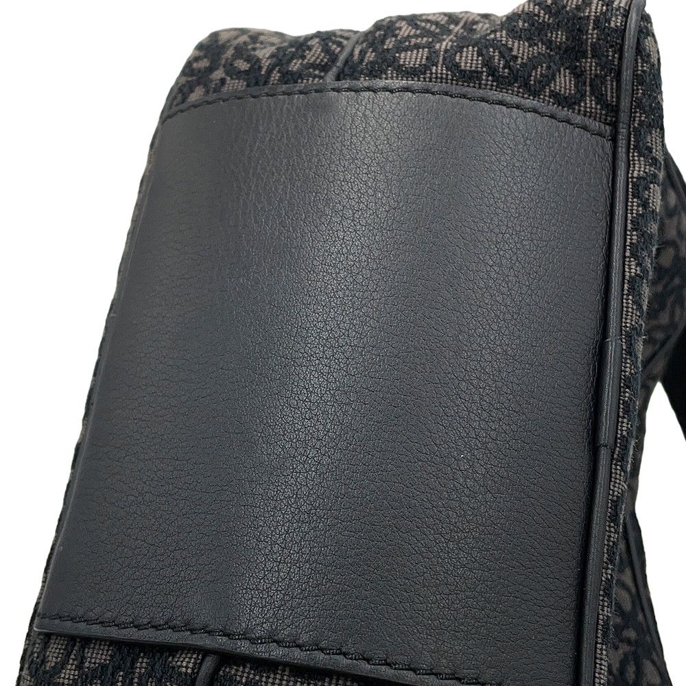 Loewe Shoulder Bag Repeat Anagram Mini Pochette Canvas Chaco Le Grey-black — view 6