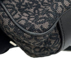 Loewe Shoulder Bag Repeat Anagram Mini Pochette Canvas Chaco Le Grey-black — view 7