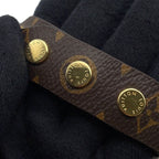 Louis Vuitton Cap Sharering Lamb Leather Mouton M Hat Noir Black — view 9