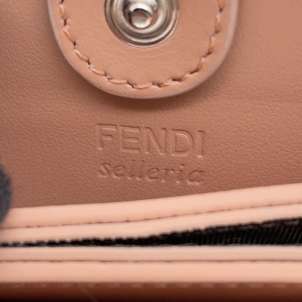 Fendi Card Case Peekaboo Selleria Calf Leather — view 7