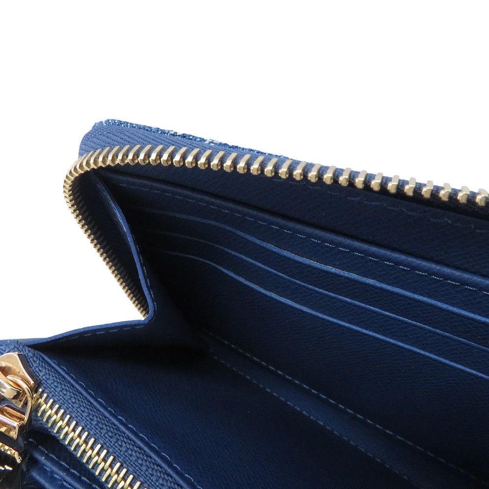 Louis Vuitton Wallet Monogram Cherry Denim LV TM Zippy — view 7