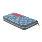 Louis Vuitton Wallet Monogram Cherry Denim LV TM Zippy — view 2