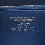 Louis Vuitton Wallet Monogram Cherry Denim LV TM Zippy — view 8
