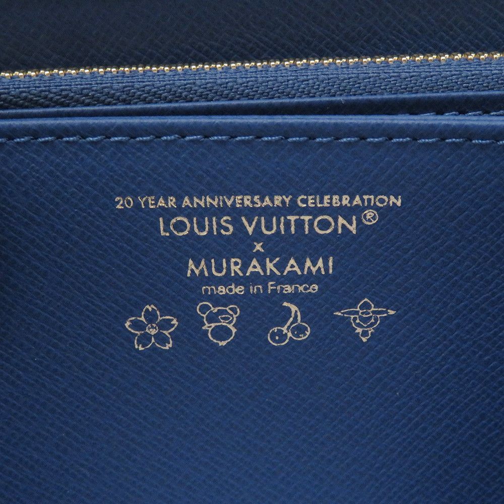 Louis Vuitton Wallet Monogram Cherry Denim LV TM Zippy — view 8