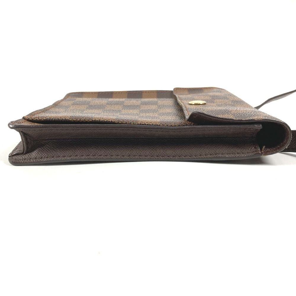 Louis Vuitton Shoulder Bag Pimlico Damier Canvas Ebene Brown — view 3