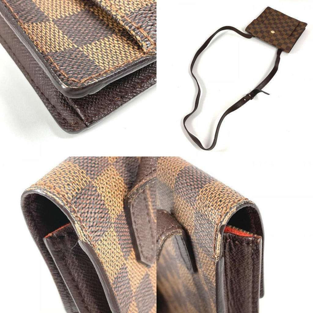 Louis Vuitton Shoulder Bag Pimlico Damier Canvas Ebene Brown — view 7