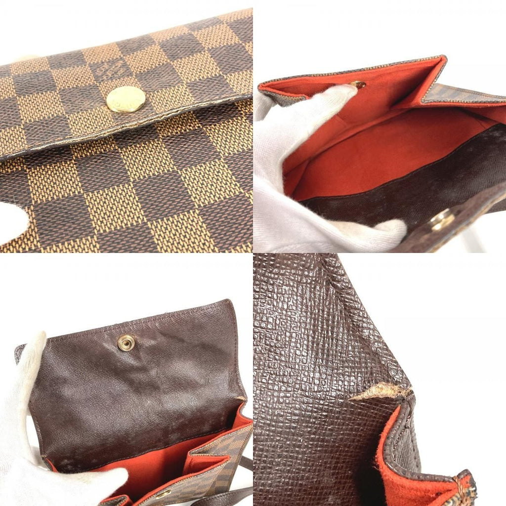 Louis Vuitton Shoulder Bag Pimlico Damier Canvas Ebene Brown — view 8