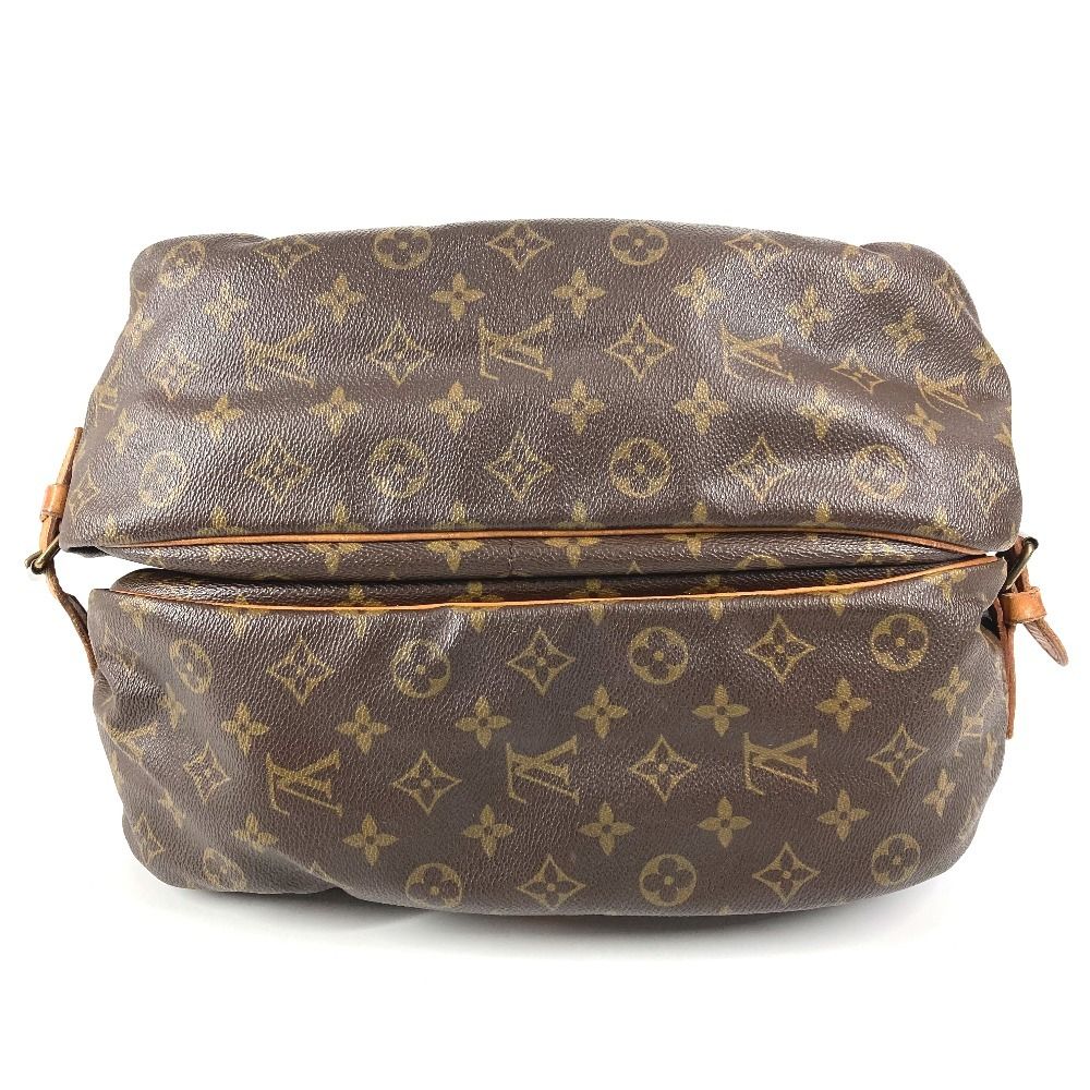 Louis Vuitton Shoulder Bag Saumur 35 Monogram Canvas Brown — view 3