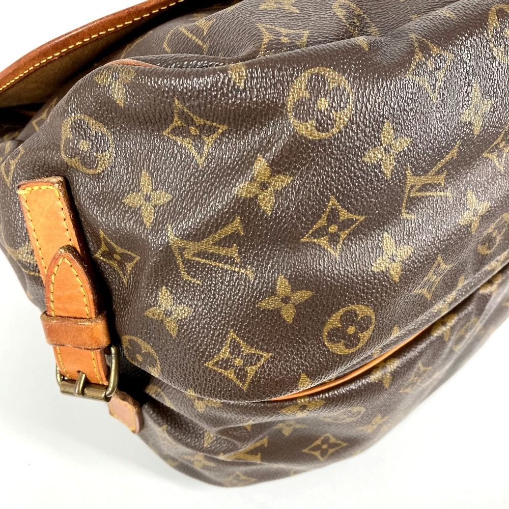 Louis Vuitton Shoulder Bag Saumur 35 Monogram Canvas Brown — view 5
