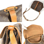 Louis Vuitton Shoulder Bag Saumur 35 Monogram Canvas Brown — view 7