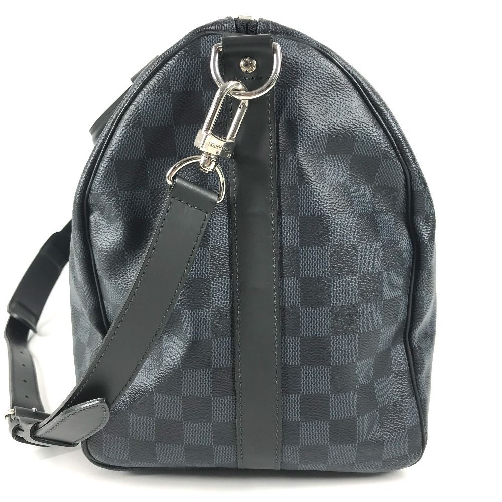 Louis Vuitton Boston Bag Keepall Bandouliere 45 Damier Ecobalt Canvas — view 3