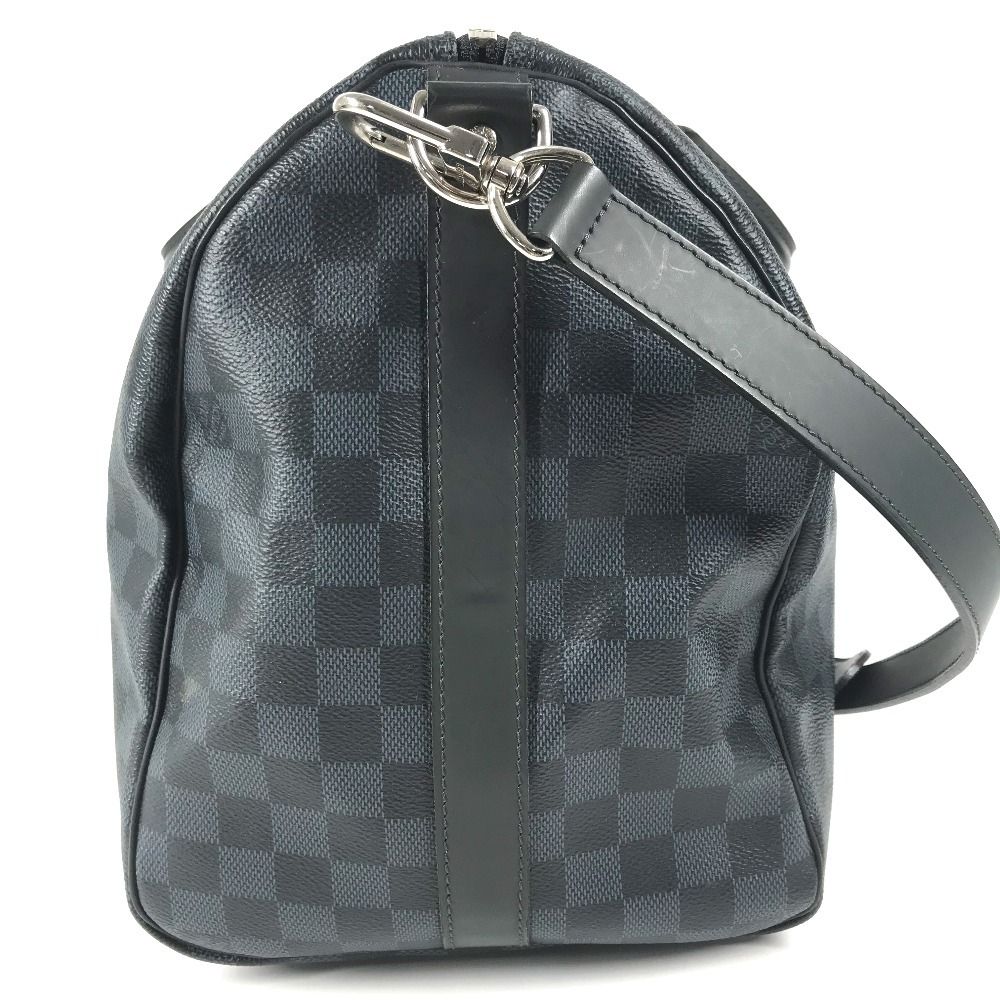 Louis Vuitton Boston Bag Keepall Bandouliere 45 Damier Ecobalt Canvas — view 4