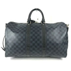 Louis Vuitton Boston Bag Keepall Bandouliere 45 Damier Ecobalt Canvas — view 2